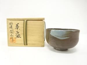 丹波焼　市野陶山造　刷毛目　茶碗